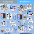 HEYSTOP Switch OLED Accessories Bundle 27 in 1 Compatible with Nintendo
