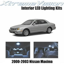 XtremeVision Interior LED for Nissan Maxima 2000-2003 7 pcs Cool White Interior LED Kit   Installation Tool