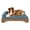 Dark Brown, variant on FurHaven Elevated Dog Bed for Medium Dogs, Mid-Century Modern Style with Flexible Slats & Non-Slip Pads for Comfort & Airflow, Easy Assembly, Raised Pet Bed, Medium, Dark Brown