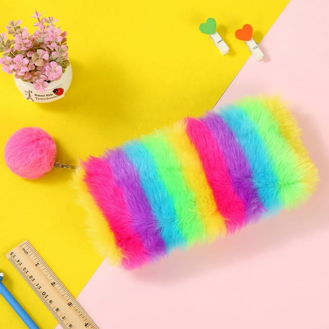 Xihbxyly Bolsa con Cremallera Falsa, Neceser Multiusos, Ligera y Duradera, Ideal para Organizar Bolígrafos, Pinceles, Maquillaje y Artículos de Aseo, Imprescindible de Viaje, para Estudiantes, Tamaño