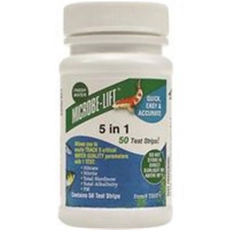 Little Giant Microbe-Lift 566043 5-In-1 Water Test Strip, 1 Test