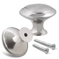 thumbnail image 4 of Perillas para gabinete Romeda de acero inoxidable plateado de 30 mm, 18 piezas, 4 of 7