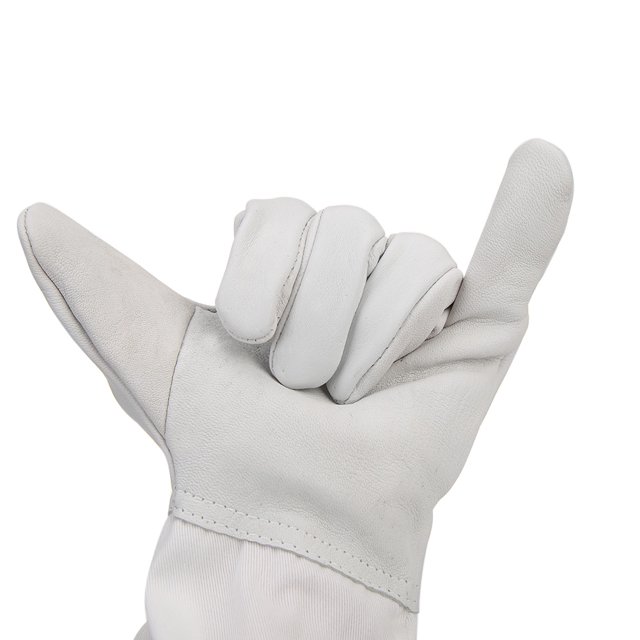 Manga De Protección De Manos Antipicaduras 1 par de guantes de prevención de apicultura de cuero mangas protectoras antiabejas para apicultura Sywqhk Libre de BPA