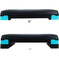 thumbnail image 3 of BalanceFrom Adjustable Workout Aerobic Stepper Step Platform Trainer, 27-Inch, Black/Blue, 3 of 3