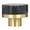Noir, variante sur Siruishop Poignée de Tiroir en Laiton et Marbre, Bouton Décoratif de Tiroir pour Garde-Robes, Commode, Placard, Blanc
