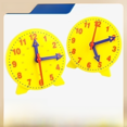 thumbnail image 1 of Reloj modelo 10cm Reloj de tres agujas con mecanismo de agujas Matemáticas de escuela primaria Grados uno y dos Comprensión del tiempo Reloj para estudiantes Enseñanza consciente, 1 of 5