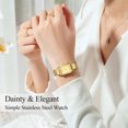 thumbnail image 7 of Bomieux Watches for Women Luxury Ladies Quartz Wrist Watches Stainless Steel Bracelet,Waterproof Square Ladies Quartz Watches Gift for Women, 7 of 7
