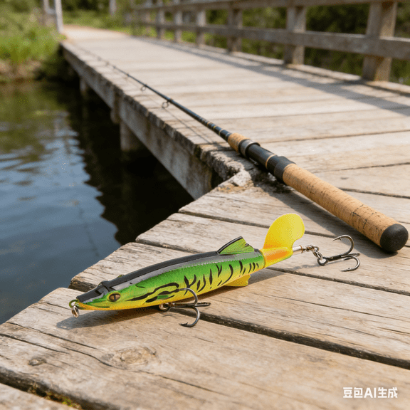 Bisitoy Topwater Fishing Lures - Creates Consistent Bubble Trails & Splash
