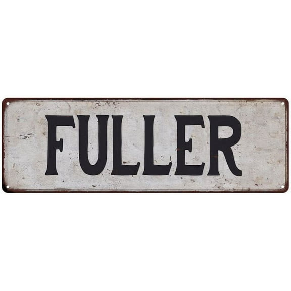 FULLER Vintage Look Rustic Chic Metal Sign 6x18 106180036442