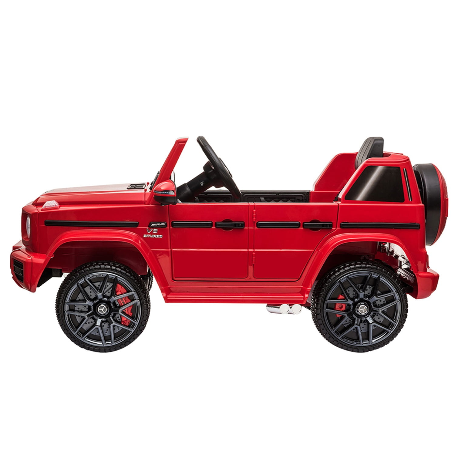 CIPACHO Licensed Benz GT AMG G63 12V Ride On Jeep with Remote Control, Electric Car for Kids 3-6 Years, 3 Speeds, Red CIPACHO Licensed Benz GT AMG G63 12V Ride On Jeep with Remote Control, Electric Car for Kids 3-6 Years, 3 Speeds, Red