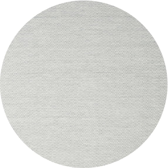 Ahgly Company Machine Washable Indoor Round Contemporary Dark Goldray Area Rugs, 5' Round