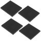 thumbnail image 1 of DEEPCRAFF 2Pares Almohadillas Adhesivas Para Suela De Tacón Negras Con Antideslizante Resistente, 1 of 7