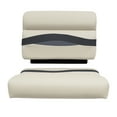 thumbnail image 6 of Wise BM1143-986 Premier Series Pontoon 27" Bench Cushion Set - Platinum / Spectra Navy / Cobalt, 6 of 9