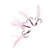 thumbnail image 1 of Gancho Agudo de Pesca Cola anzuelos de pesca 5 Piezas con Accesorios de Plumas Artificiales 6 #, 1 of 7