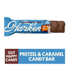 Harken, Pretzel Caramel Candy Bar, Refined Sugar Free, Hi Fiber, Low Cal, Dairy Free Snack