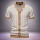 thumbnail image 2 of Polo informal para hombre: manga corta, diseño con solapa, poliéster-spandex, tallas S-XXL, 2 of 8