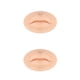 thumbnail image 2 of Vogacara Nude Open Mouth Lips 3D Practice Experienced Lip Template Eyebrow Eyelash Beginner Coloring Double-sided Skin Microblading Color de piel 2piezas Vogacara CBP494990, 2 of 6