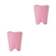 thumbnail image 2 of Kearding Taza de agua para lavar la boca, taza de enjuague bucal para parejas, contenedor de almacenamiento de cepillo de de plástico para baño, azul 2piezas Kearding CBP152600, 2 of 6
