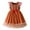 E-414Brown, variant on FAOWME Big Child Girls Christmas Dresses Sleeveless Bow Mesh Comfortable Fashion Dance Dresses For Holiday Party Brown 6-7 Years