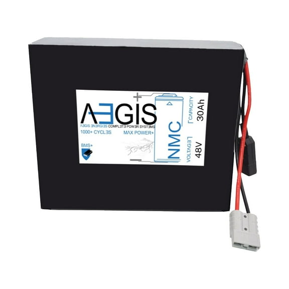 Aegis Battery 48V 30Ah Lithium Battery - NMC Deep Cycle Lithium-ion