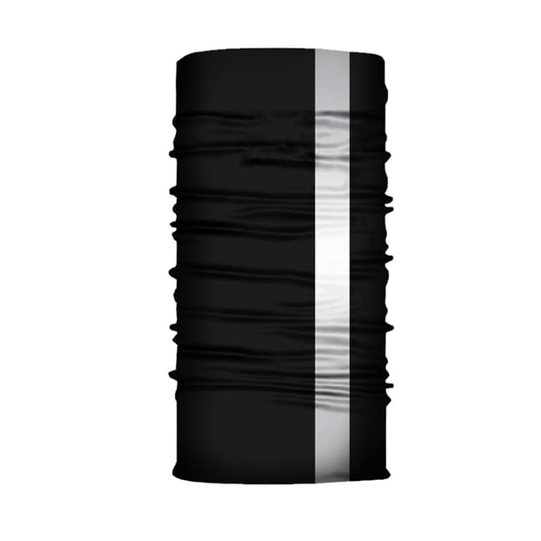 Polaina reflectante Naiovety de poliéster para cuello negro