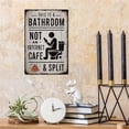 thumbnail image 3 of Meiiso Bathroom Door Sign This is Not An Internet Cafe, Funny Metal Tin Sign Wall Decor for Bathroom Restroom Toilet 8x12 Inch, 3 of 8