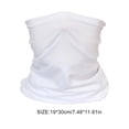 thumbnail image 2 of Neck Gaiter Unisex Scarf Universal Use Durability Bandana Balaclavas High Elasticity Multiple Color Sports Equipment Children white, 2 of 5