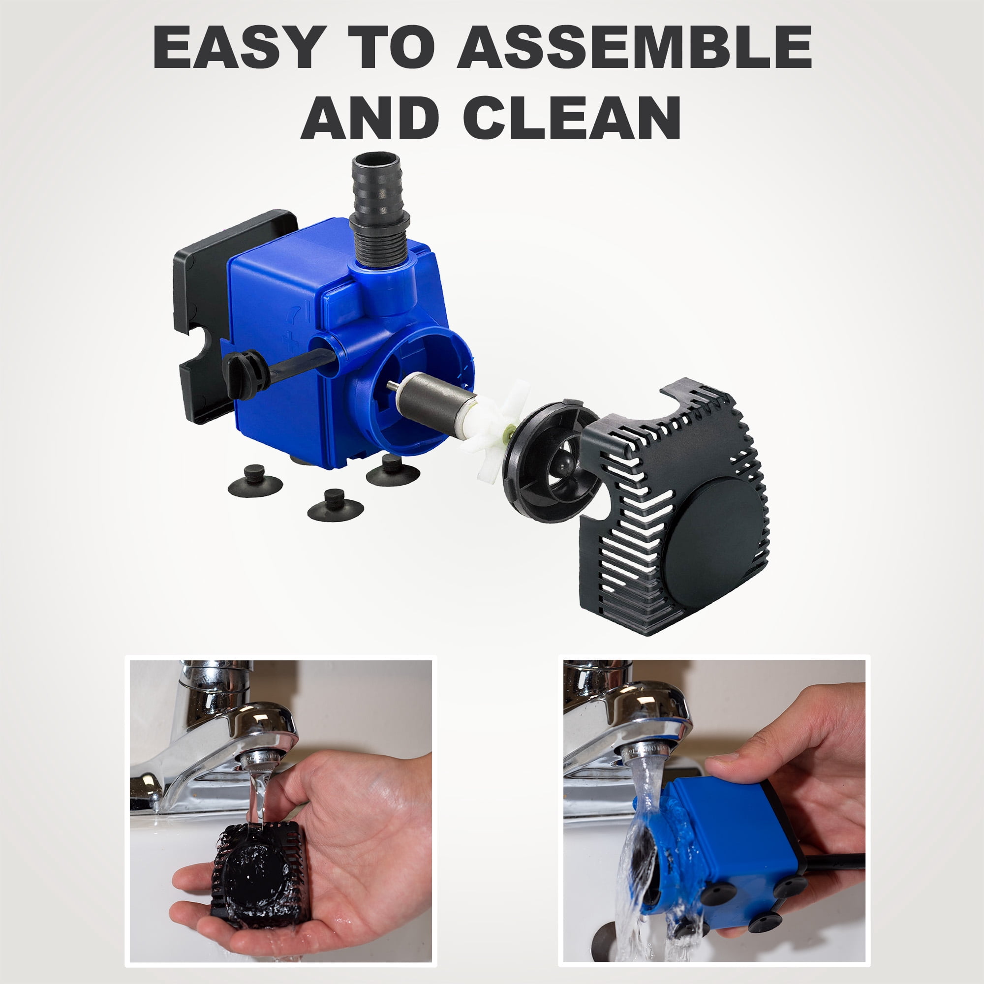 320 GPH Adjustable Aquarium Fish Tan k Water Pump Powerhead