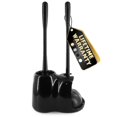 thumbnail image 2 of PYYNA-2-in-1 Black Toilet Brush and Plunger Set with Holder – Compact Bathroom Cleaning Combo, Strong Rubber Plunger & Stiff Bristle Brush, Space-Saving Stand, Fits Most Standard Toilets, 9.3×6.3×15., 2 of 4