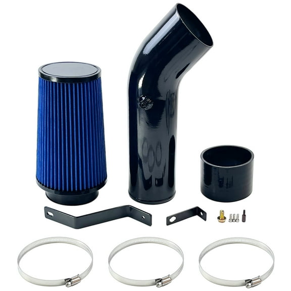 7.3 Diesel Cold Air Intake Kit Air Intake Pipe With Oiled Filter Compatible With Ford F250 F350 F450 Super Duty 7.3L Powerstroke Diesel (1999.5-2000 2001 2002 2003)