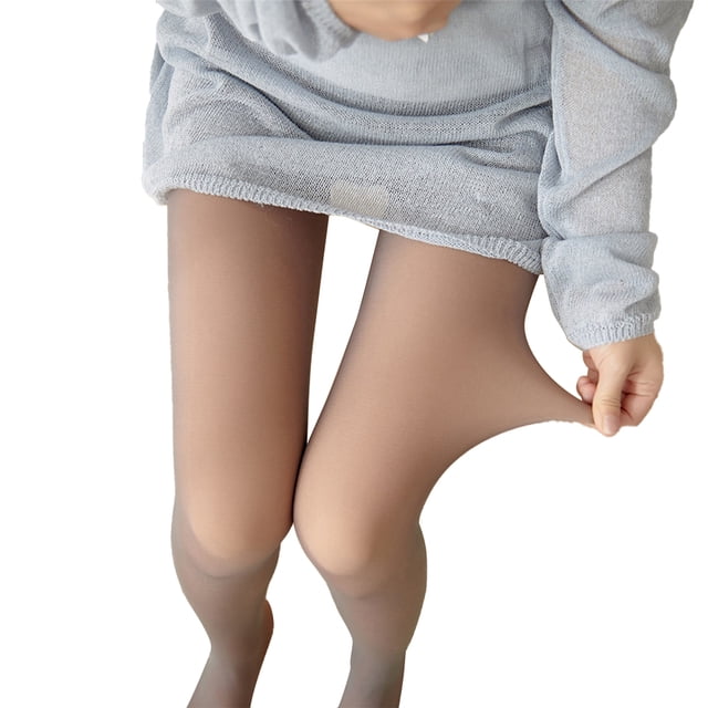 Dinheiro Medias de invierno de cintura alta para mujer, pantalones elásticos de terciopelo cálido, estilo 2