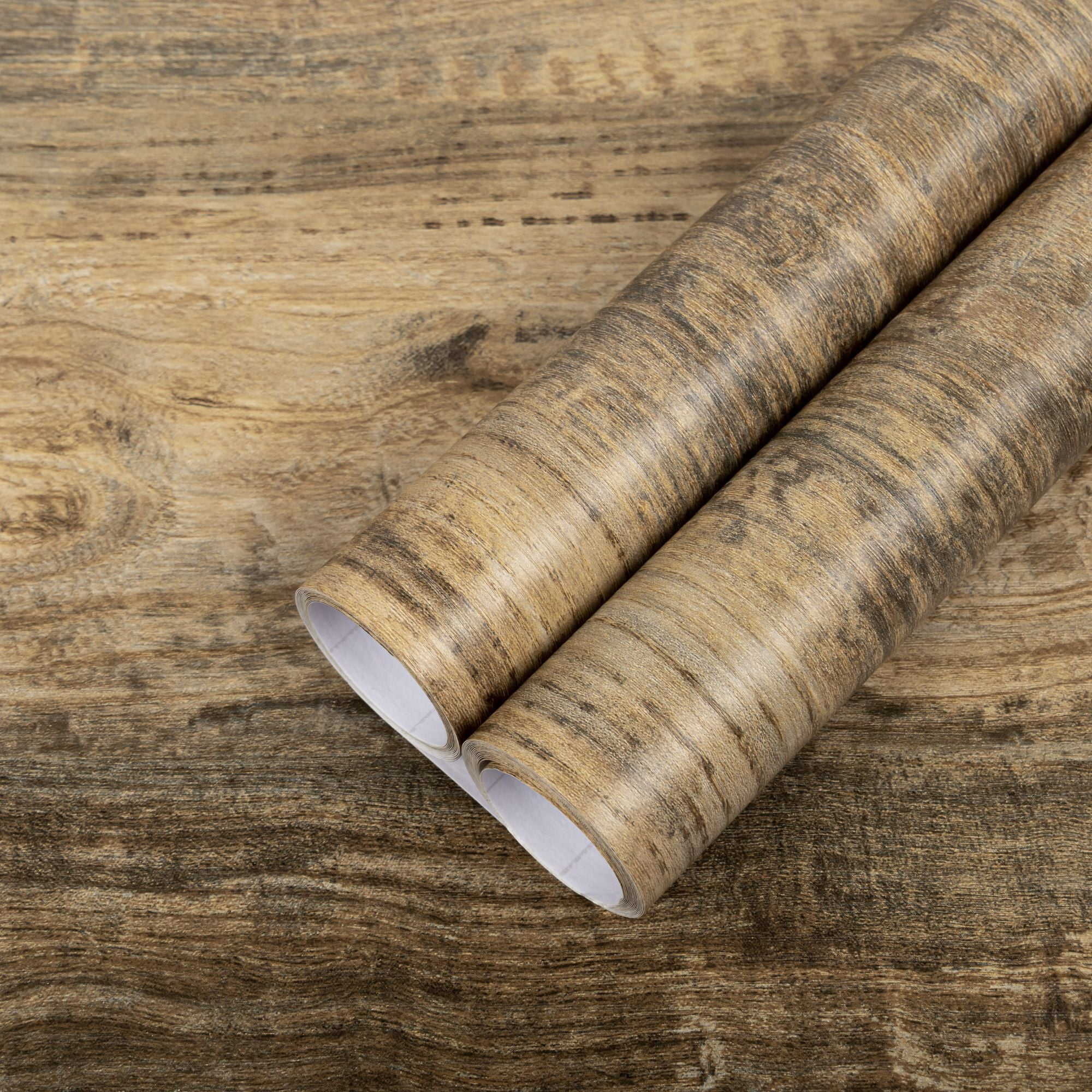 Abyssaly 15.7" x 394" Brown Wood Grain Contact Paper Peel and Stick Wallpaper Antique Wood Contact Paper for Cabinets, Self-Adhesive Detachable Wood-Facing Wallpaper for Countertop Drawer