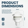 thumbnail image 4 of Phoenix Gravity - Polypropylene Hole Blockers for all Gravity-Fed Water Filter Systems ,Compatible with Berkey,Waterdrop, Purewell, and Other Countertop Water Filters Systems, 4 of 7