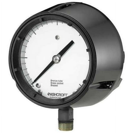 Ashcroft Pressure Gauge,0 to 200 psi,4-1/2In 451259SD04L200#