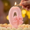 thumbnail image 5 of Decorative Birthday Number Candle Cartoon Style Cake Topper for Anniversary Events Party Supplies Number 0, 5 of 5
