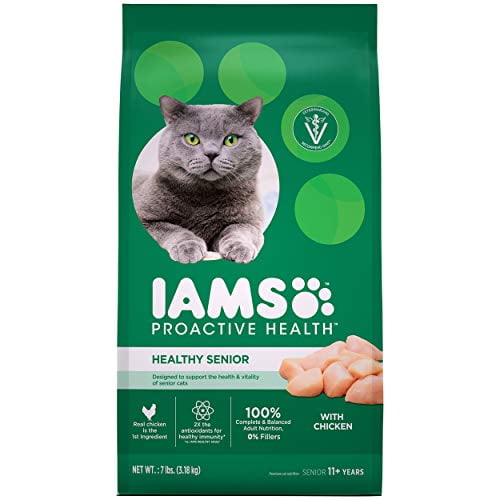 IAMS PROACTIVE HEALTH HEALTHY SENIOR Dry Mature Cat Food with Chicken