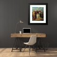 thumbnail image 4 of Leopold Kupelwieser 20x23 Black Modern Framed Museum Art Print Titled - Moses Praying for Victory (1836), 4 of 5