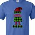 thumbnail image 4 of Inktastic Merry Christmas Elf in Red and Green Plaid T-Shirt, 4 of 5