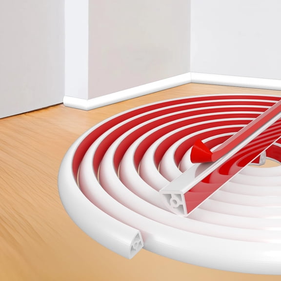Moldura flexible de cuarto de caña Hzetuu de 99 cm, impermeable