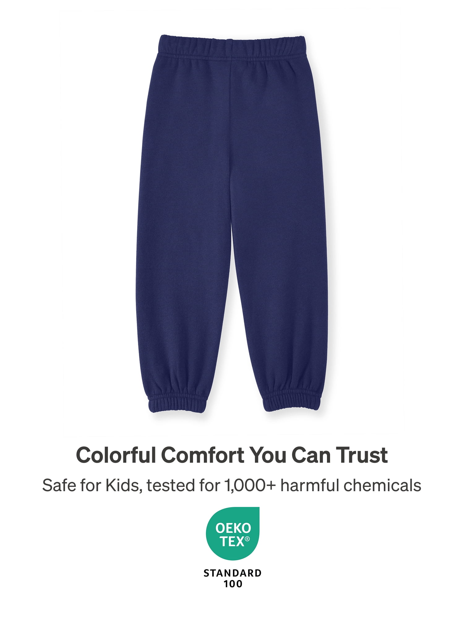Color Mix by Garanimals Kids Fleece Sweatpants, Sizes 6–16