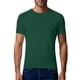 thumbnail image 4 of Ceisia Men's Solid Color Quick-Dry Mesh Crew Neck T-Shirt for Running & Fitness Green XXXXL Gifts, 4 of 7