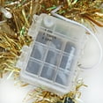 thumbnail image 3 of National Tree Company 3 ft. Pre-Lit Artificial Christmas Tabletop Tree, Gold, Gold Ball Ornaments, 35 Warm White Lights, Battery Operated, Remote Control, Bronze Square Base, 3 of 4