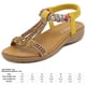 thumbnail image 2 of Sandalias con punta abierta para mujer cómodas sandalias planas elásticas sandalias con punta abierta para mujer, 2 of 9