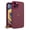 Red, variant on For Samsung Galaxy A16 5G Translucent Hybrid Matte Frosted Slim Fit Ultra-Thin Protective TPU Edges Bumper Frame Phone Case Cover by Xpression, Black
