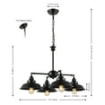 thumbnail image 3 of SAFAVIEH Westlyn 4-Light Industrial Bronze Metal Chandelier, 3 of 8