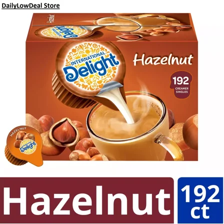 International Delight Hazelnut Coffee Creamer Singles (192 Ct.)
