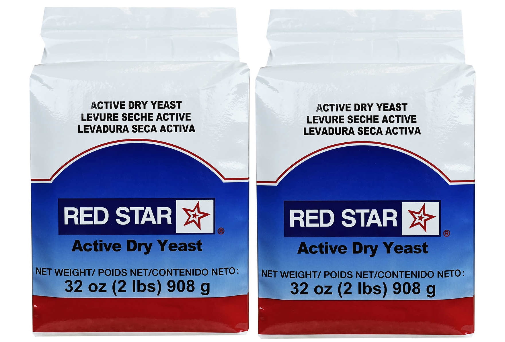 2 PACK Red Star Active Dry Yeast, 32 oz (2 PACK)