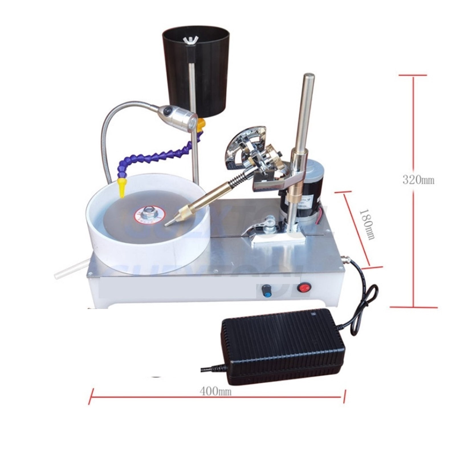 Precision Jewelry Stone Polishing Machine Molding Machine DC Continuous Speed Angle Grinder ,Easy to Use