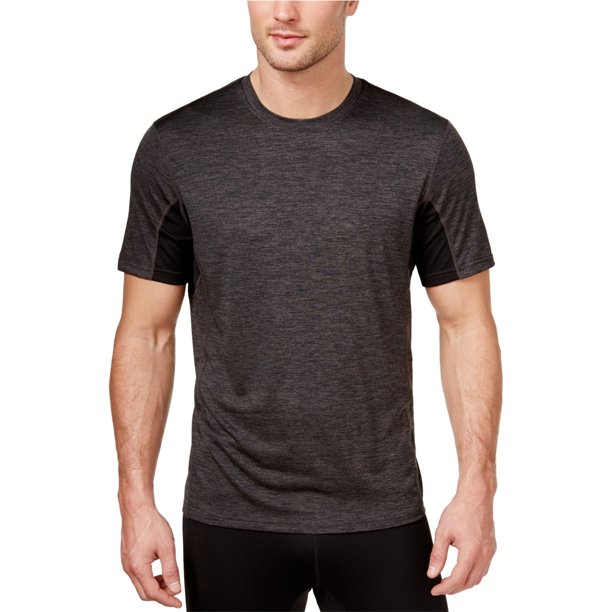 Camiseta básica de rendimiento de ideología para hombre, gris, XX-Large