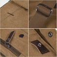 thumbnail image 6 of LANFENG Canvas Small Messenger for Men Women, Mini Crossbody Shoulder Chest Travel Bag, Multi-pocket Purse, 6 of 9